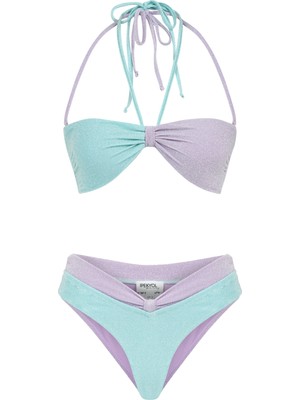 İpekyol Colorblock Lurex Bikini Seti