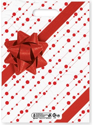 Ambalaj Pazarı Takviyeli Poşet (Kurdela) No:2 26X38 cm - 50 Adet