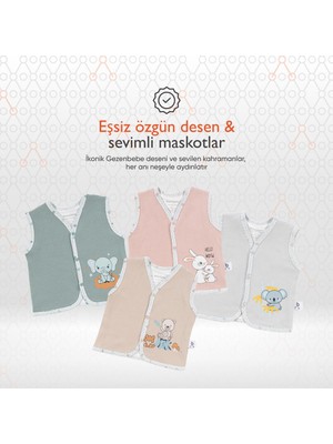 Gezenbebe Hero Bebek Yeleği Teddy (Organik)