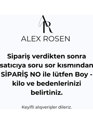 Alex Rosen Oversize Bisiklet Yaka Hanımcı Beyci Baskılı Kısa Kollu Siyah Çift Tişörtü