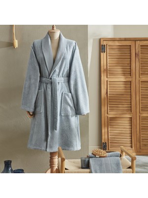 Karaca Home Andy %100 Pamuk Bornoz Seti S/m Mavi