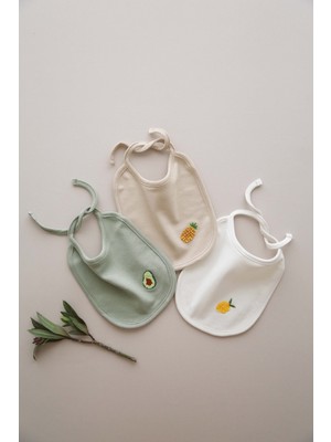 Ohlala Koala 3lü Biyeli Bebek Önlüğü 0-3 Ay Model 3