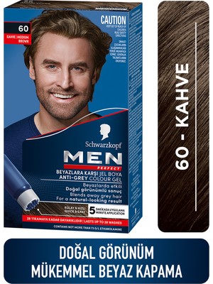 Schwarzkopf Men Perfect Beyazlara Karşı Jel Boya 60 Kahve