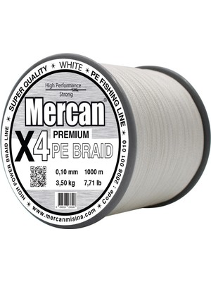 Mercan Pe Örgü Premium X4 Ip 1000 M Misina