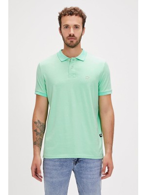 Bad Bear Pure Polo Yaka Su Yeşil Erkek Tişört