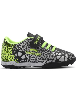 Slazenger CRYSTAL Unisex Çocuk Halısaha Futbol Ayakkabısı Siyah / Yeşil