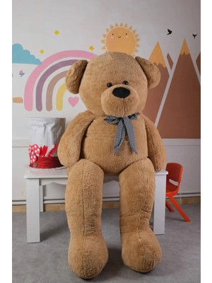 Nina Bebek 220 cm Peluş Büyük Kurdelalı Ayıcık