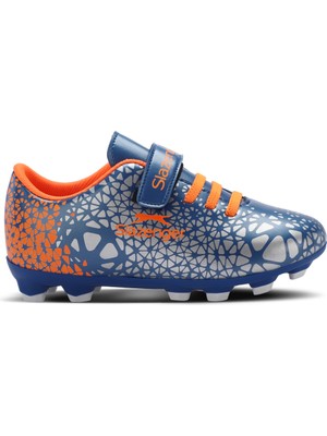 Slazenger CRYSTAL Unisex Çocuk Halı Saha Saks Mavi Futbol Ayakkabısı