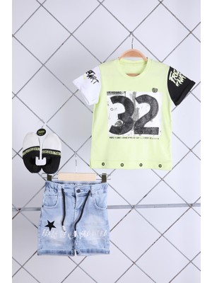 Baby Hola Babyhola Tshirt Pantolon Ayakkabı Erkek Çocuk Takım 3'lü 0779