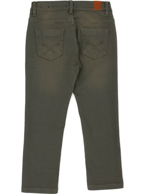 U.S. Polo Assn. Erkek Çocuk Yeşil Jean Pantolon 50283913-DN0030