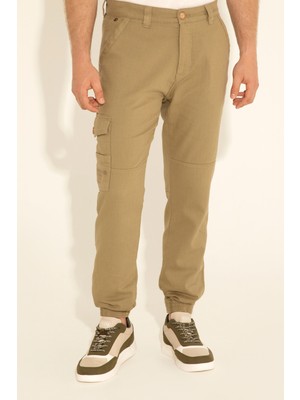 U.S. Polo Assn. Erkek Haki Pantolon (Kanvas-Chino) 50283967-VR027