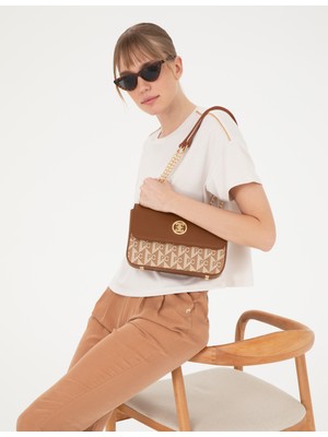 Pierre Cardin Kadın Taba Omuz Çantası 50288001-VR099