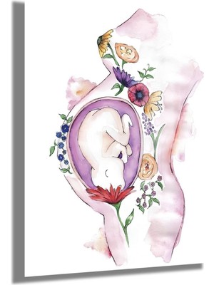 Gaagart Temperli Cam Jinekoloji Poliklinik Tablosu Gebe Kadın Görseli