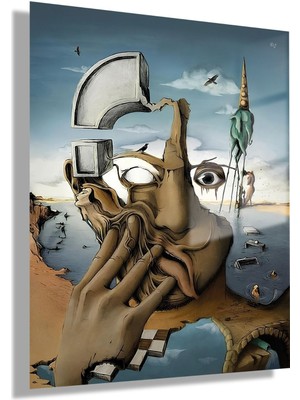 Gaagart Temperli Cam Poliklinik Tablosu Salvador Dali Silüet Görseli