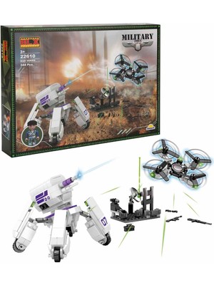 Blx War Drone, Radar ve Robot 22610 344 Parça Erkek Çocuklar İçin Hediye Seti