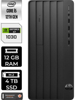 Hp Pro Tower 290 G9 Intel Core I5 12500 12GB 4tb SSD GT1030/4GB W11H 6D3A5EA Masaüstü Bilgisayar & Per4 USB Bellek 6D3A5EAP360