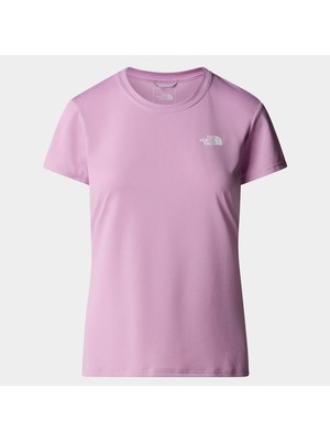 The North Face Reaxion Amp Crew Kadın Mor T-Shirt NF00CE0TPO21