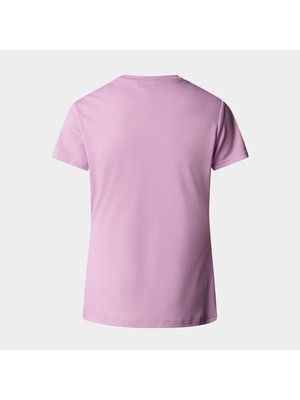 The North Face Reaxion Amp Crew Kadın Mor T-Shirt NF00CE0TPO21