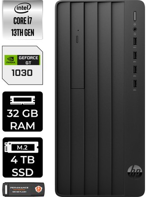 Hp Pro Tower 290 G9 Intel Core I7 13700 32GB 4tb SSD GT1030/4GB W11H 8T2X2ES Masaüstü Bilgisayar & Per4 USB Bellek 8T2X2ESP380