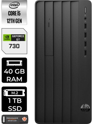 Hp Pro Tower 290 G9 Intel Core I5 12500 40GB 1tb SSD GT730/4GB Fdos 6D3A5EA Masaüstü Bilgisayar & Per4 USB Bellek 6D3A5EAP338