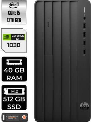 Hp Pro Tower 290 G9 Intel Core I5 13500 40GB 512GB SSD GT1030/4GB W11P 8T2W9ES Masaüstü Bilgisayar & Per4 USB Bellek 8T2W9ESP437