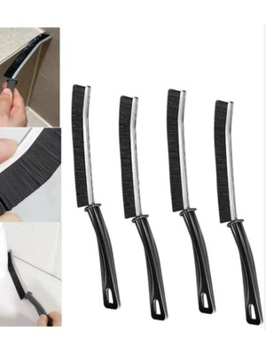 Hy Ticaret 4 Adet Aralık Temizleme Fırçası, Çok Amaçlı Fırça - Derz Arası Banyo Mutfak Lavabo