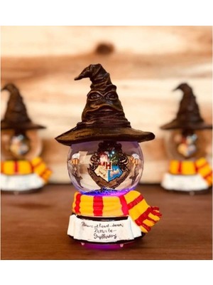 Keyfim Shop Harry Potter Hogwarts Hp Melodili Işıklı Kar Küresi