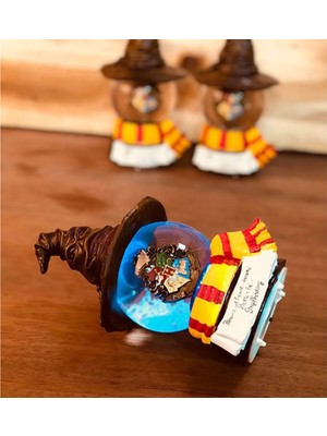 Keyfim Shop Harry Potter Hogwarts Hp Melodili Işıklı Kar Küresi