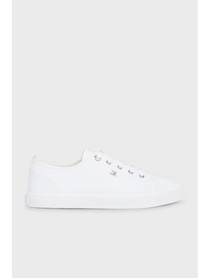 Tommy Hilfiger Logolu Sneaker Ayakkabı Kadın Ayakkabı Fw0Fw08063 Ybs