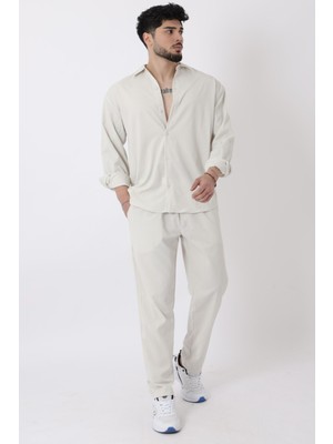 Stil Kombin Armüllü Desen Rahat Jogger Takım Pbr 1022_72006