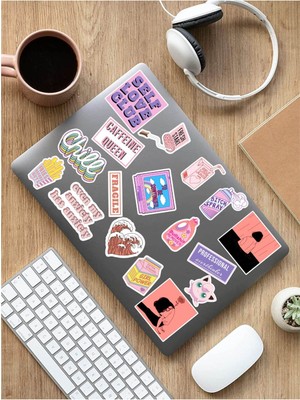 Sweet Twins - Mental Art Sanat Temalı Laptop Notebook Tablet Sticker Seti