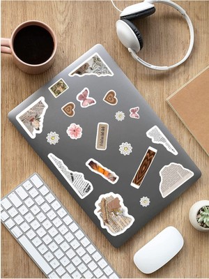 Sweet Twins - Vintage & Retro Temalı Laptop Notebook Tablet Sticker Seti