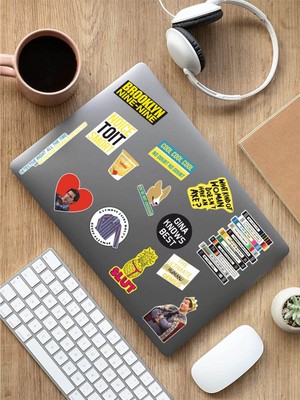 Sweet Twins - Brooklyn 99 Temalı Laptop Notebook Tablet Sticker Seti