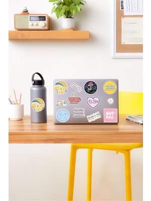 Sweet Twins - Mental Art Sanat Temalı Laptop Notebook Tablet Sticker Set 2