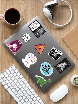 Sweet Twins - Mental Art Sanat Temalı Laptop Notebook Tablet Sticker Seti