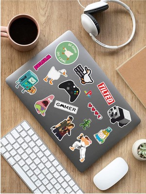 Sweet Twins - Game Temalı Laptop Notebook Tablet Sticker Set 2