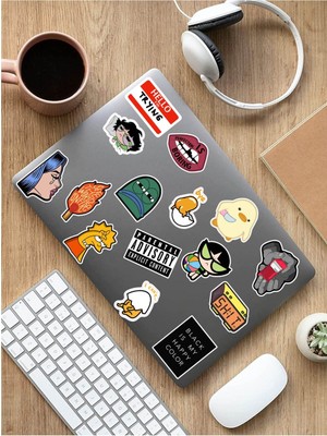 Sweet Twins - Mental Art Sanat Temalı Laptop Notebook Tablet Sticker