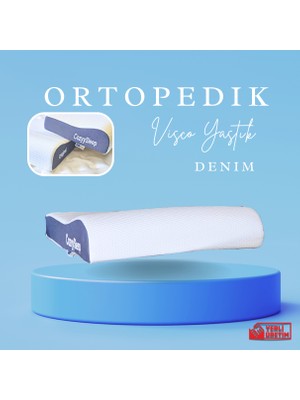 Cozyy Life Visco Ortopedik Yastık Original | Boyun Fıtığı Boyun Düzleşmesi  Destekli Lüks Ortopedik Yastık | Taşıma Çantalı