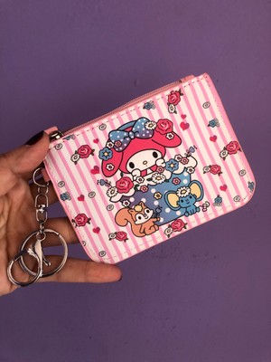 Syn İletişim My Melodi Melody Sanrio Y2K Cüzdan Kartlık Anahtarlık Çanta Süsü En 12 cm Boy 9 cm