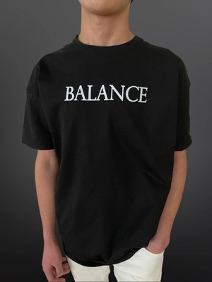 Velox Home Balance Baskılı Bisiklet Yaka T-Shirt Penye