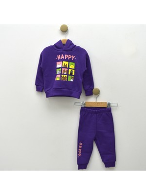 Lisa Loom Happy Baskılı 2'li Alt Üst Takım