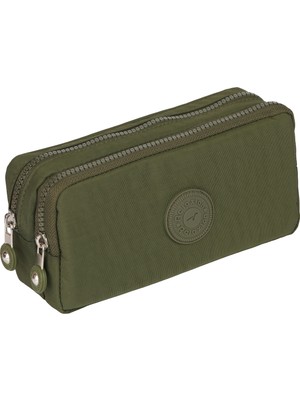 Relaxion RLX-124 Iki Gözlü Klinkır Kumaş Kalemlik Okul Üniversite Çanta