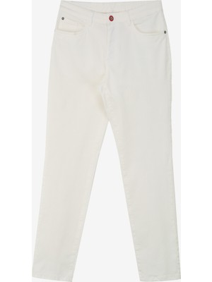 Gmg Fırenze Standart Bel Normal Paça Regular Fit Ekru Erkek Pantolon GU24MSS01210