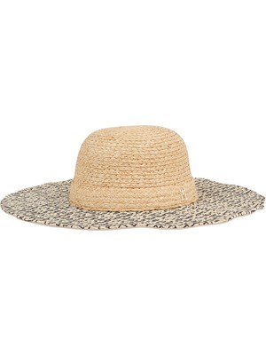 Tommy Hilfiger Bej Kadın Şapka Beach Summer Hasır Hat