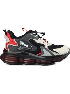 Vicco Mask Sneaker Air Taban Ortopedik Erkek Çocuk Spor Ayakkabı Siyah