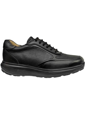 Dr.Comfort 10710 Ortopedik&Therapeutic Rocker Bottom Erkek Deri Ayk. Siyah