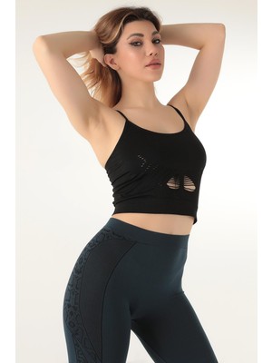 Miorre Ince Askılı Desteksiz Seamless Spor Büstiyer