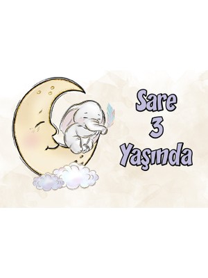 Reysa Tasarım Sevimli Hayvanlar Temalı Doğum Günü Afişi-50 x 70 cm