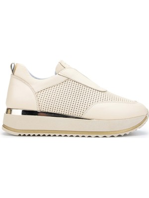 Tamer Tanca Kadın Deri Bej Sneakers & Spor Ayakkabı 231 445Y Bn Ayk Y24 Bej Dr