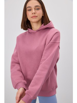 Tubia Kadın Çiçek Baskılı Leylak Sweatshirt